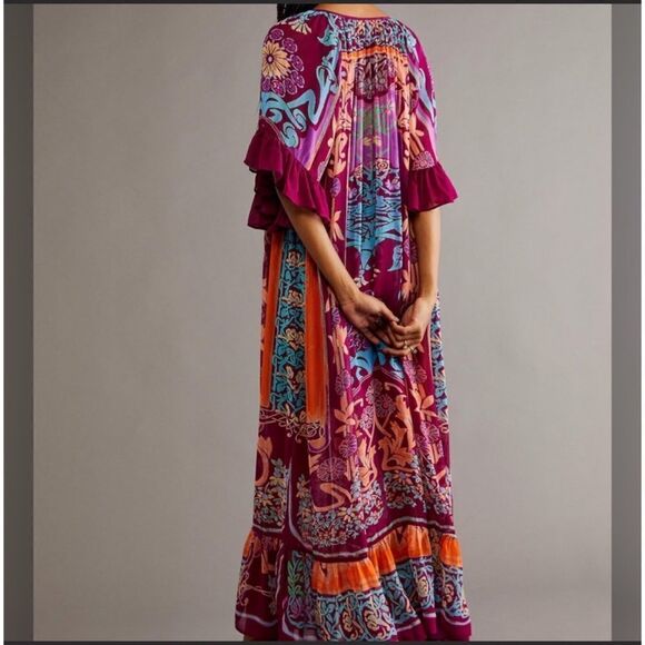 Free People - Back To Barcelona Kaftan dress size XS/TP - Picture 1 of 5